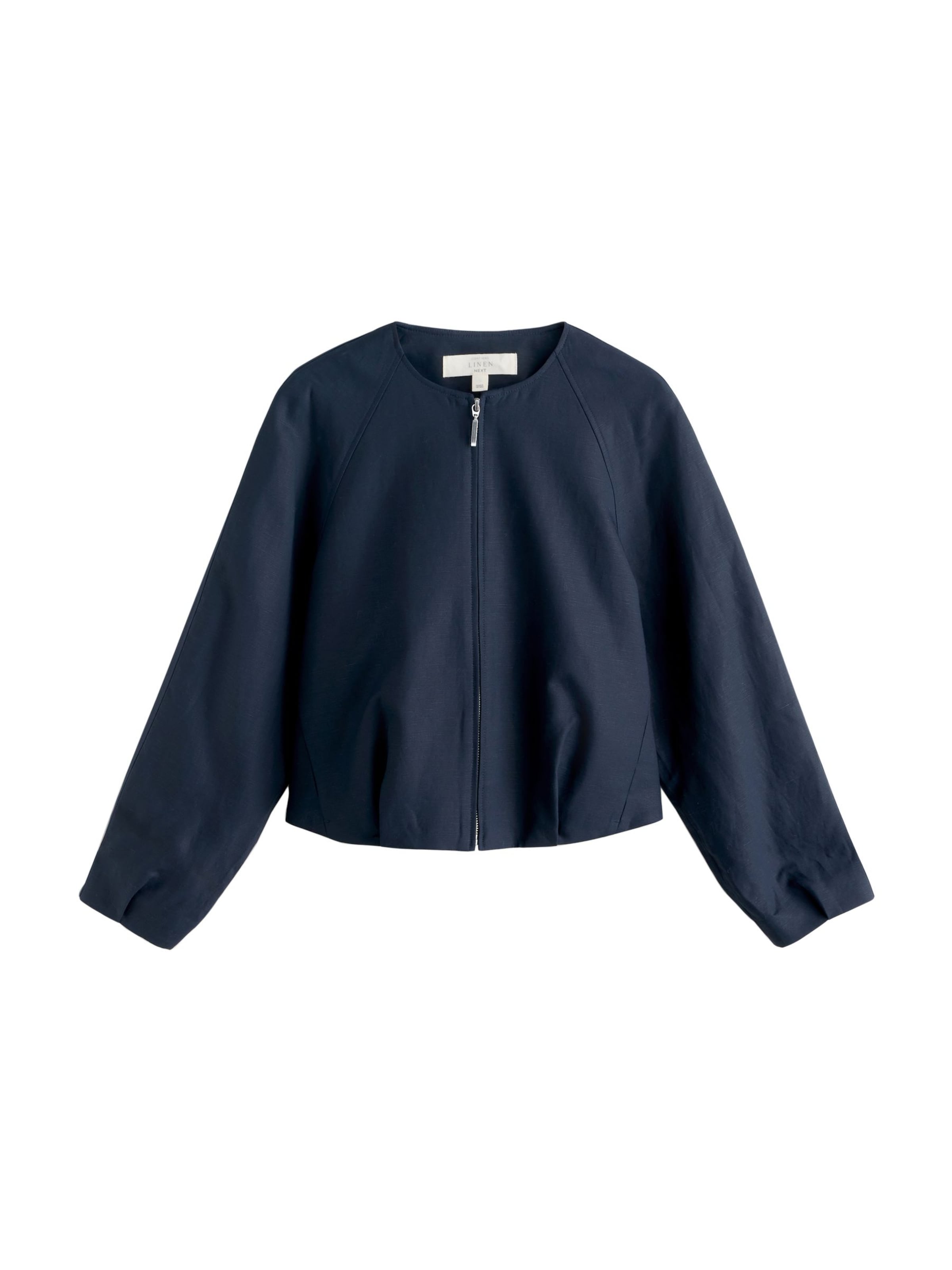 Next Tussenjas in Blauw: voorkant