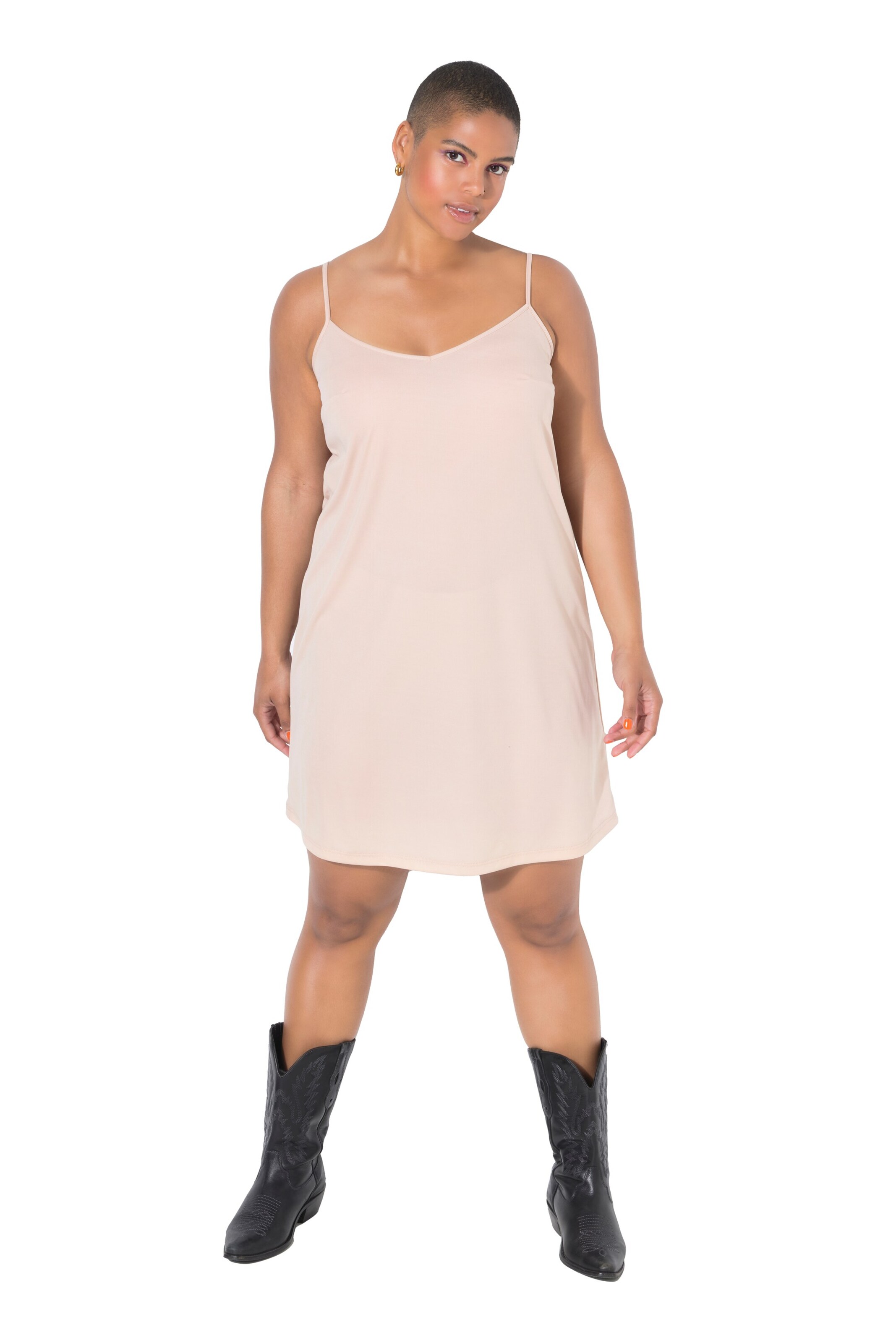 Studio Untold Jurk in Beige: voorkant