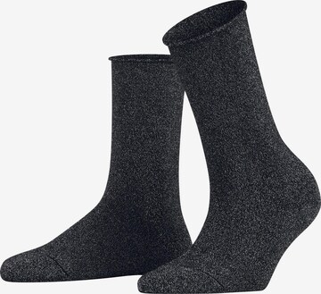 FALKE Socken 'Shiny' in Blau: Vorderseite