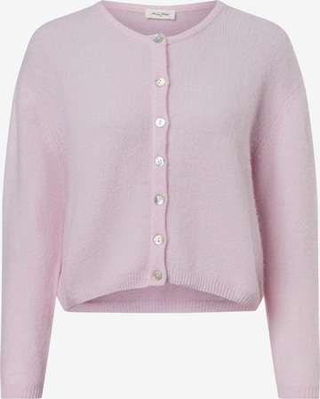 AMERICAN VINTAGE Gebreid vest 'Vitow' in Lila: voorkant