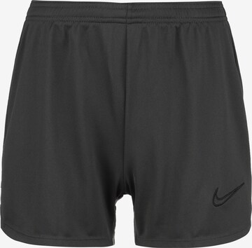 NIKE Regular Workout Pants 'Academy 21' in Grey: front