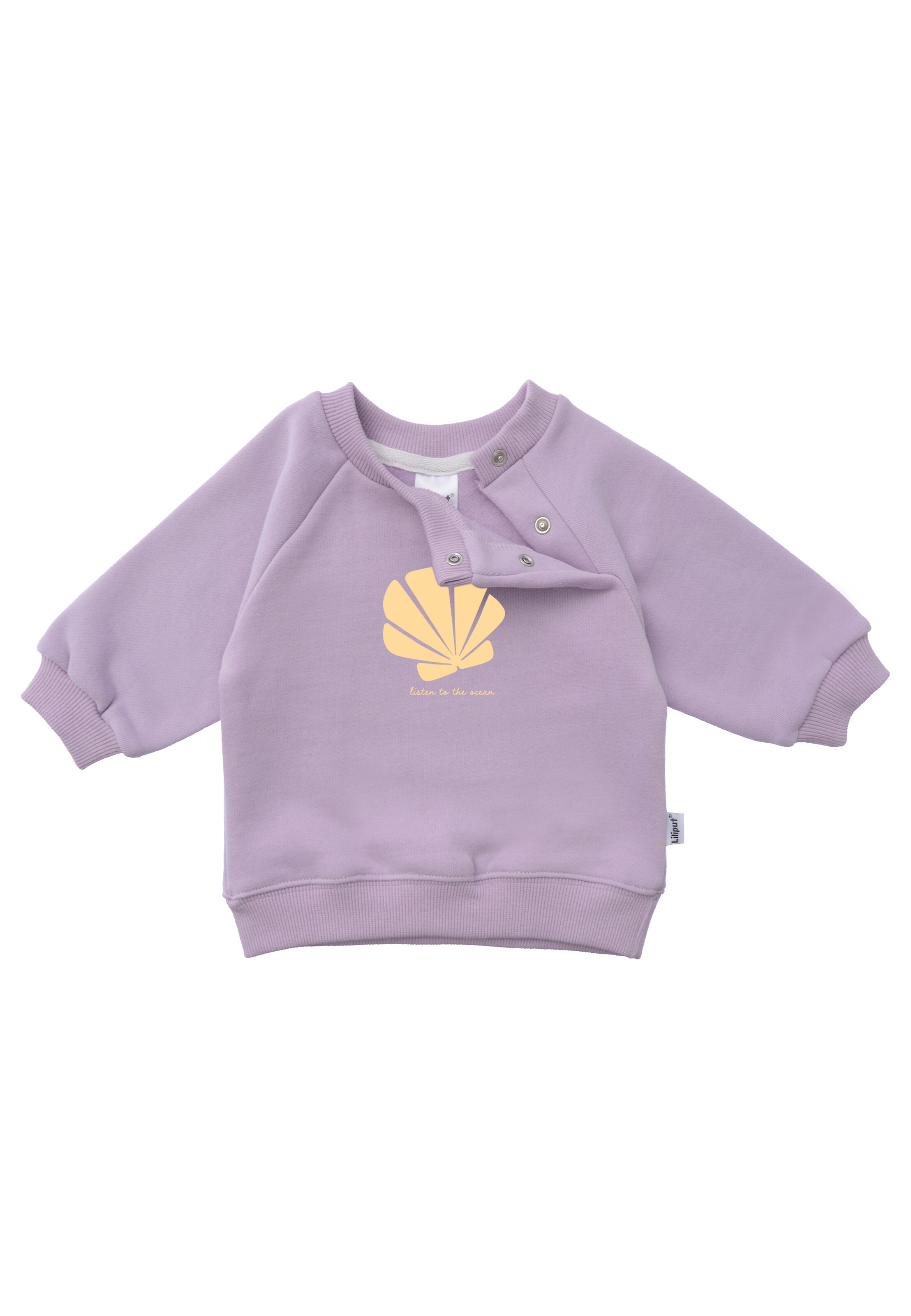 LILIPUT Sweatshirt 'listen to the ocean' in Purple