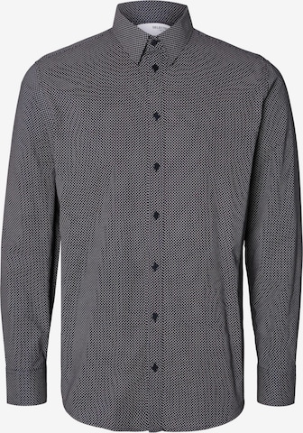 SELECTED HOMME Button Up Shirt 'SOHO' in Blue: front