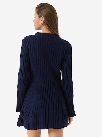 Bianco Lucci - Vestido de malha em azul