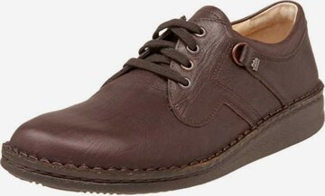 Finn Comfort Lace-Up Shoes in Brown: front