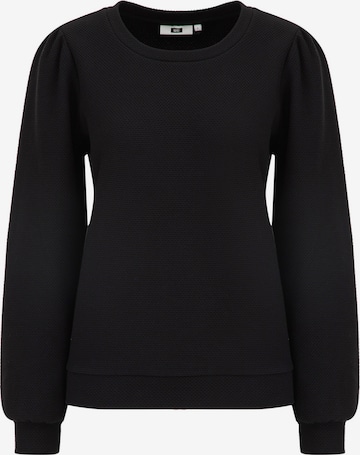 Sweat-shirt WE Fashion en noir : devant