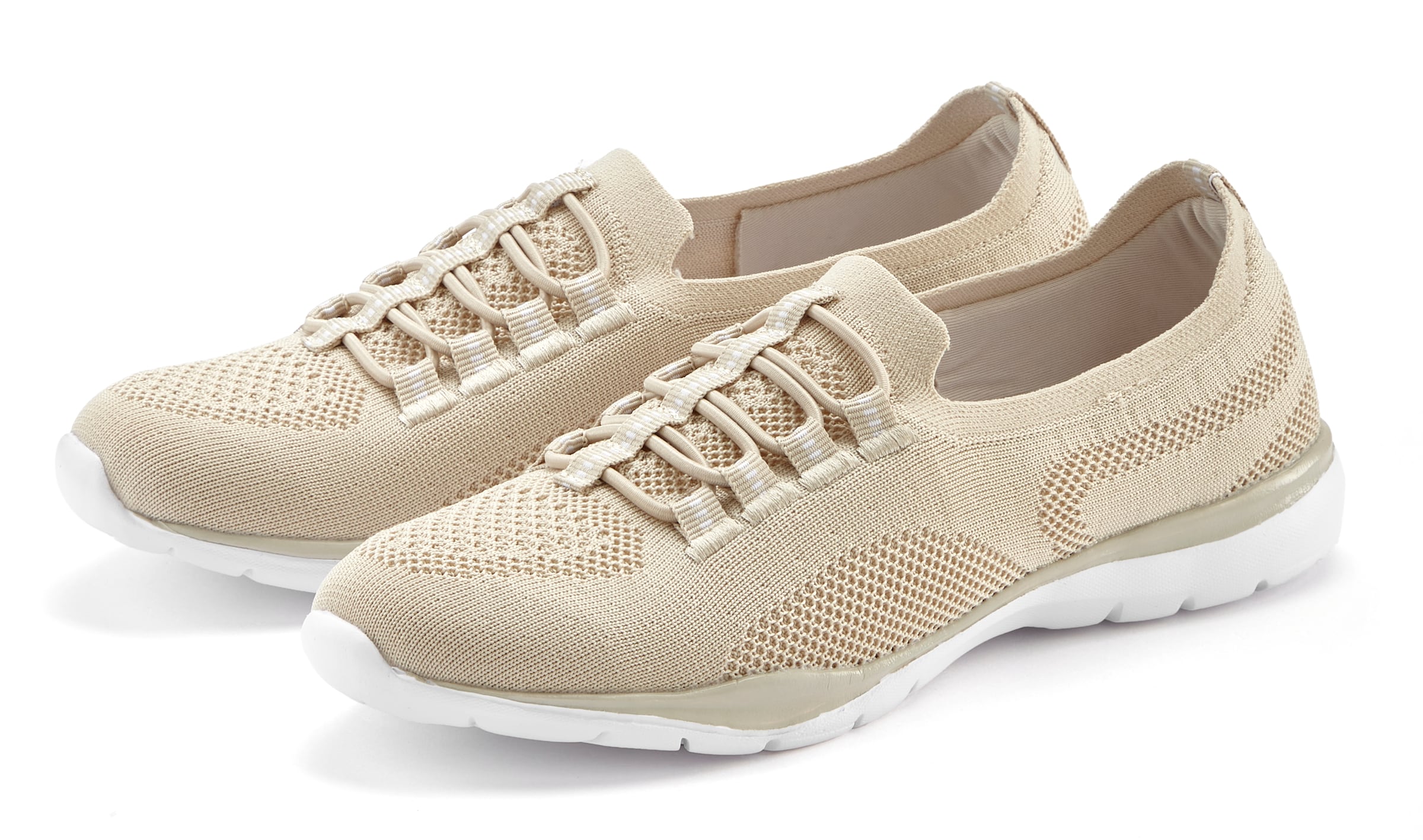 LASCANA Slip-Ons in Beige