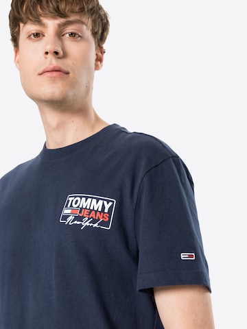 Tricou de la Tommy Jeans pe albastru