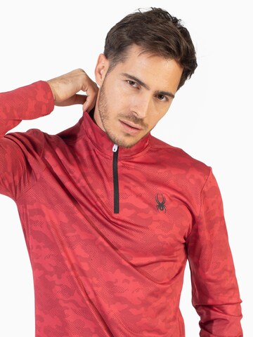 Sweat de sport Spyder en rouge