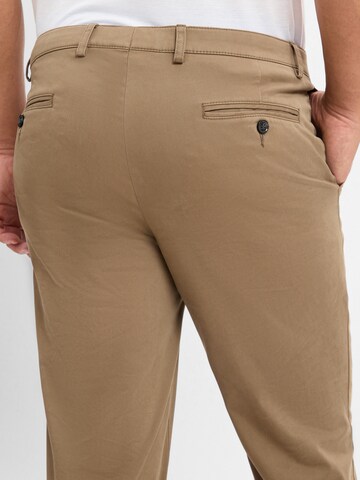 Finshley & Harding London Slim fit Chino trousers 'Kyle' in Brown