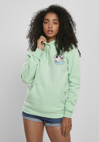 Merchcode Sweatshirt in Groen: voorkant