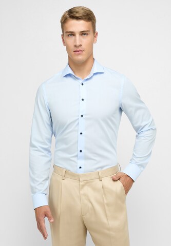 ETERNA Slim fit Zakelijk overhemd in Blauw: voorkant