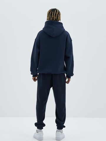 Ossy Homer Sweatshirt 'Oversize Puffy Hoodie' in Blau