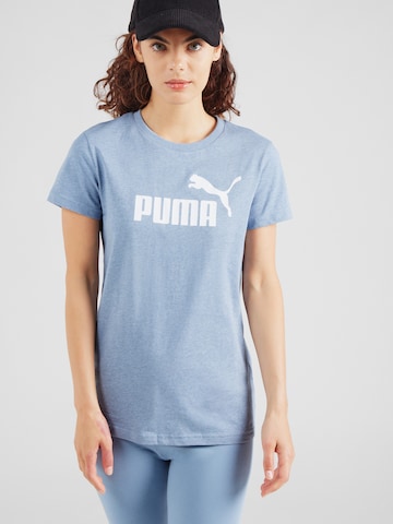 PUMA - Camisa funcionais 'ESS' em azul: frente