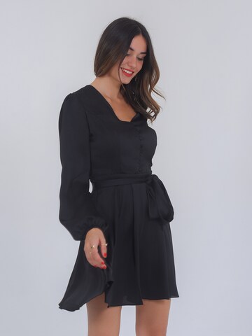 FRESHLIONS Shirt Dress in Black