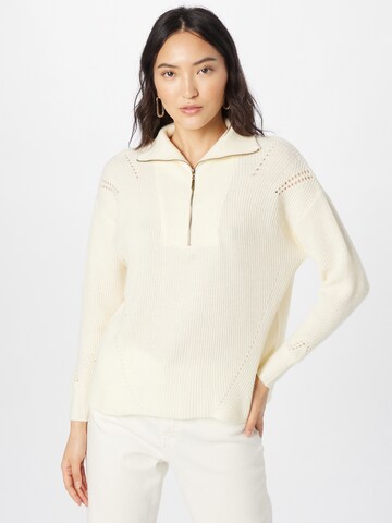 Designers Society Sweter 'JANGA' w kolorze biały: przód