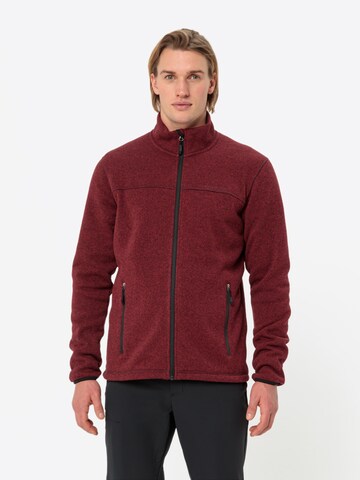 VAUDE Funktionsfleecejacke 'Rienza' in Rot: Vorderseite