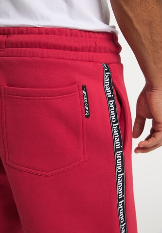 BRUNO BANANI Regular Pants 'Bennett' in Red