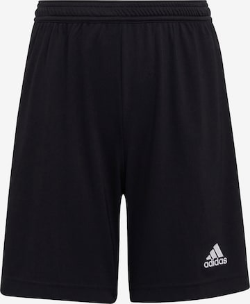 ADIDAS PERFORMANCE Sportbyxa 'Entrada 22' i svart: framsida