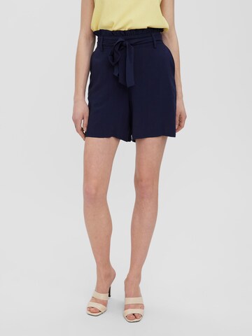 VERO MODA Regular Broek 'Easy' in Blauw: voorkant