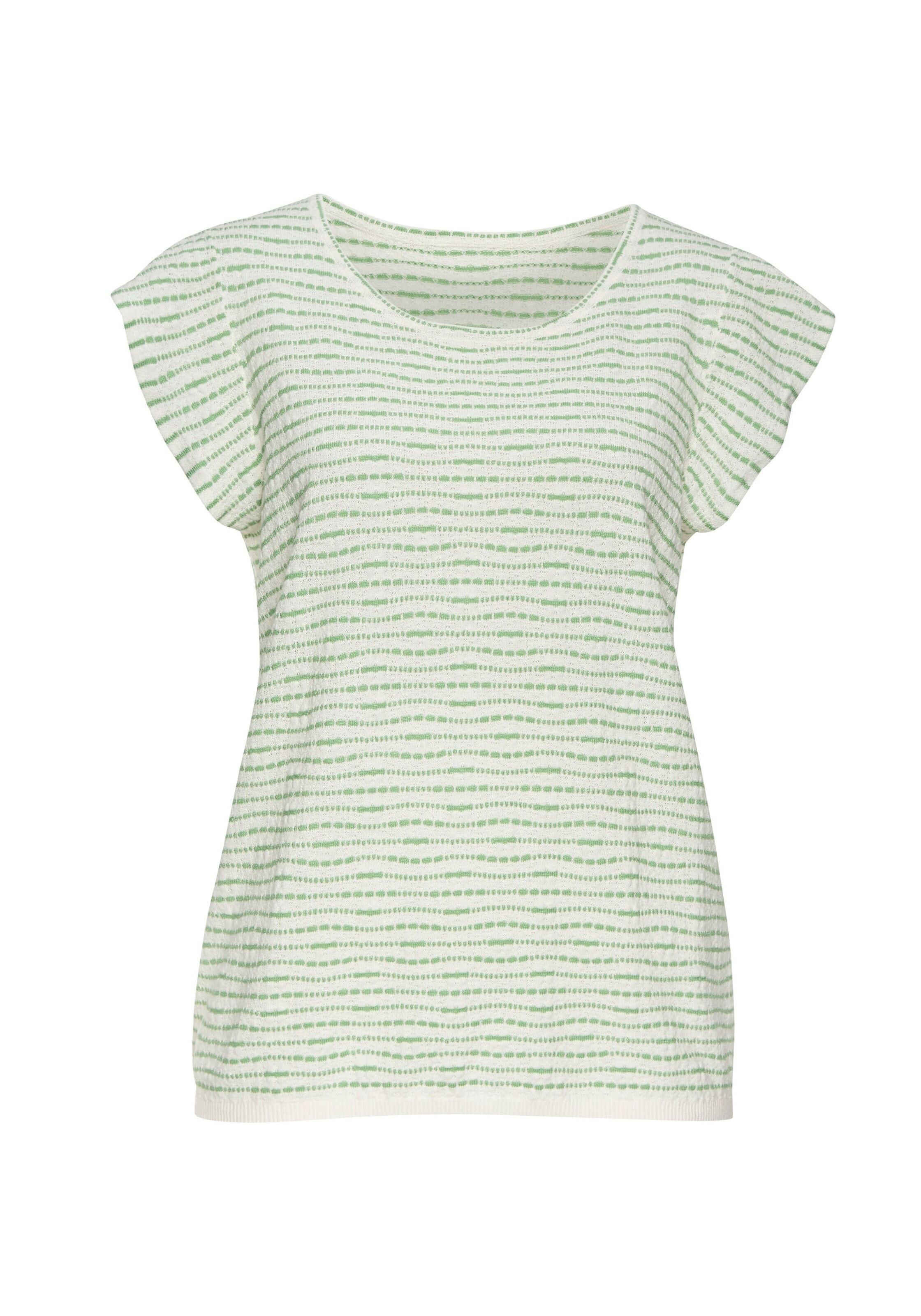 VIVANCE Μπλουζάκι σε μπεζ: μπροστά