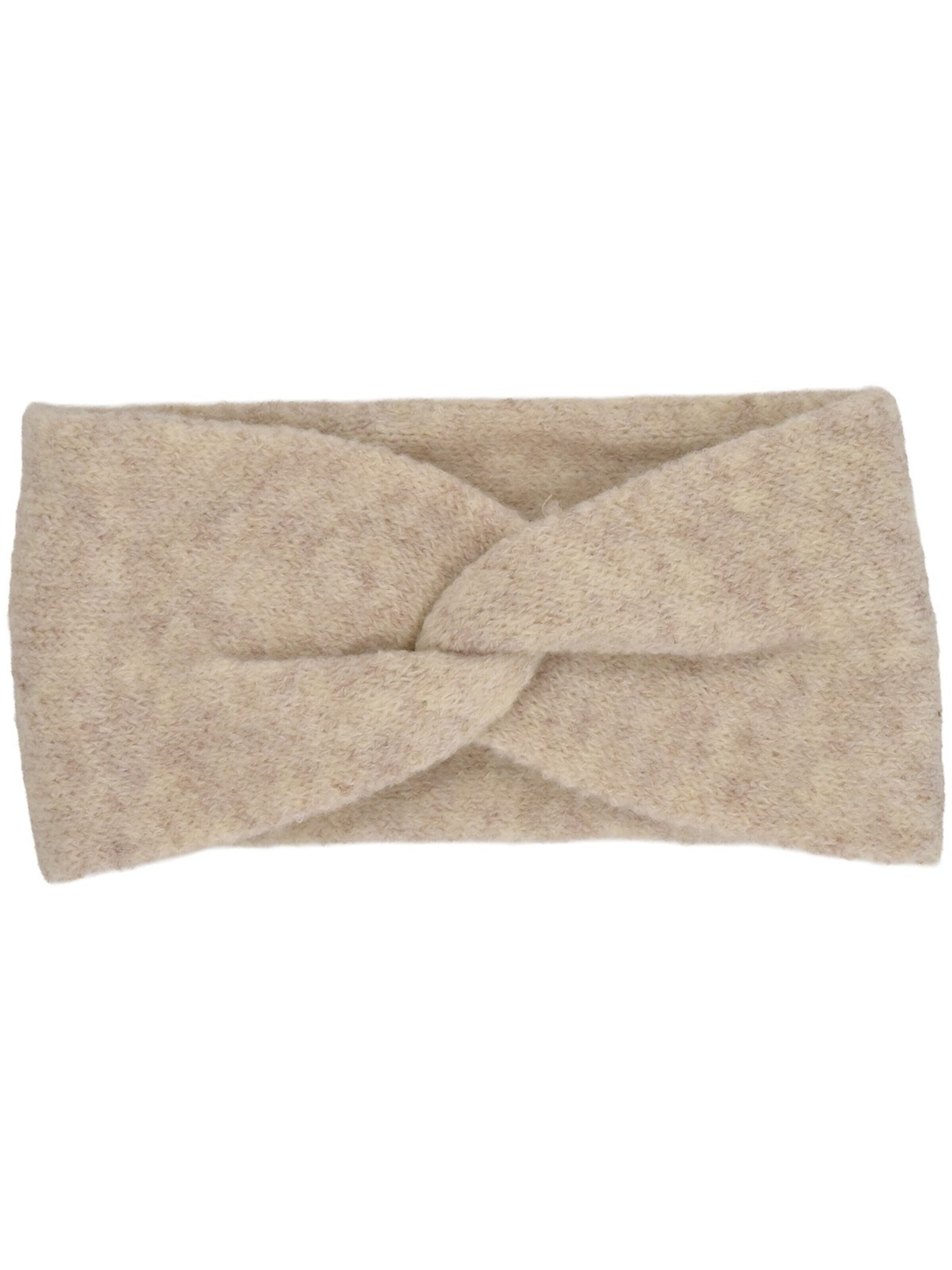 styleBREAKER Headband 'Feinstrick Stirnband Twist Knoten' in Beige