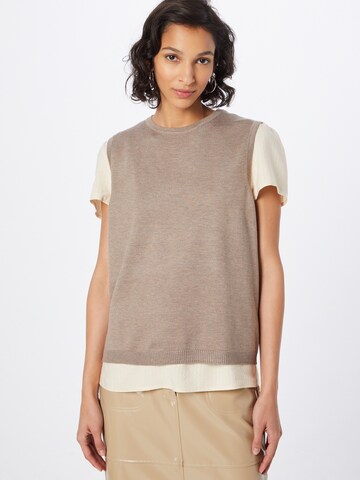 Pullover 'Mila' di SAINT TROPEZ in beige: frontale