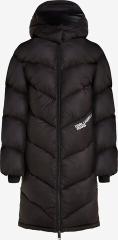 Manteau d’hiver KARL LAGERFELD JEANS en noir : devant