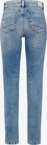 zero Slimfit Jeans in Blauw: voorkant