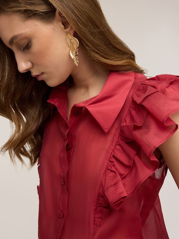 Camicia da donna di MOTIVI in rosso