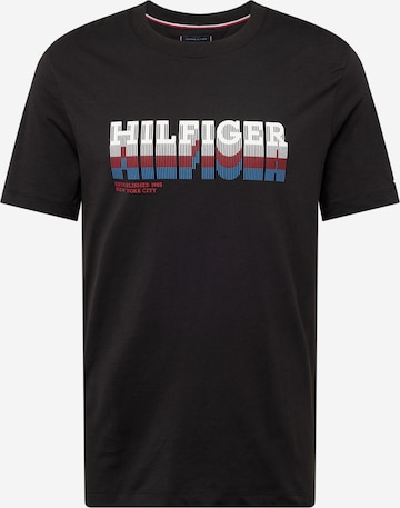 TOMMY HILFIGER T-Shirt in Schwarz: predná strana
