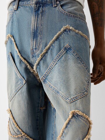 Loosefit Jean Bershka en bleu