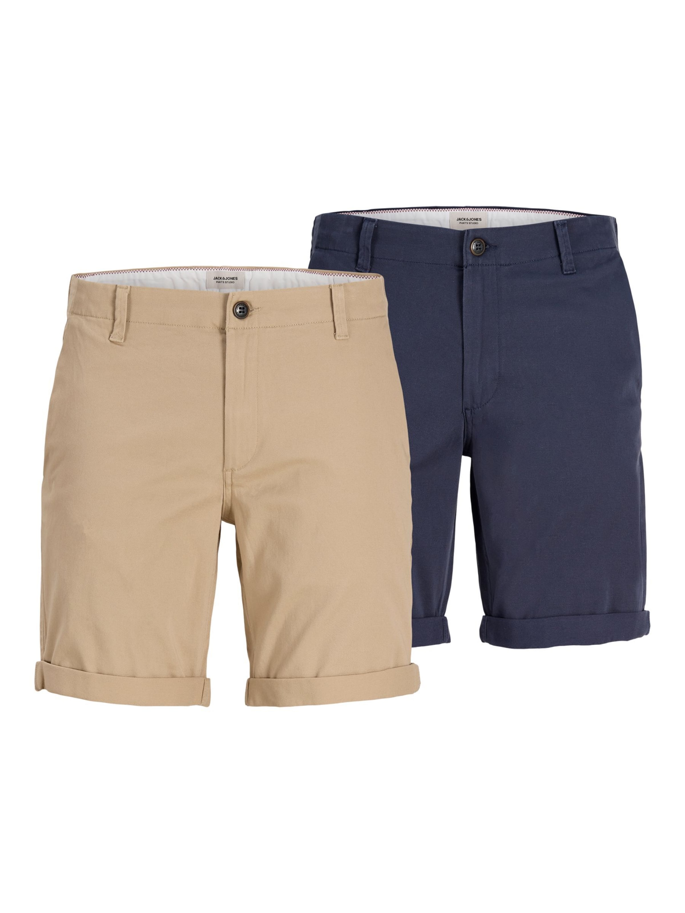 JACK & JONES - Pantalón chino en beige: frente