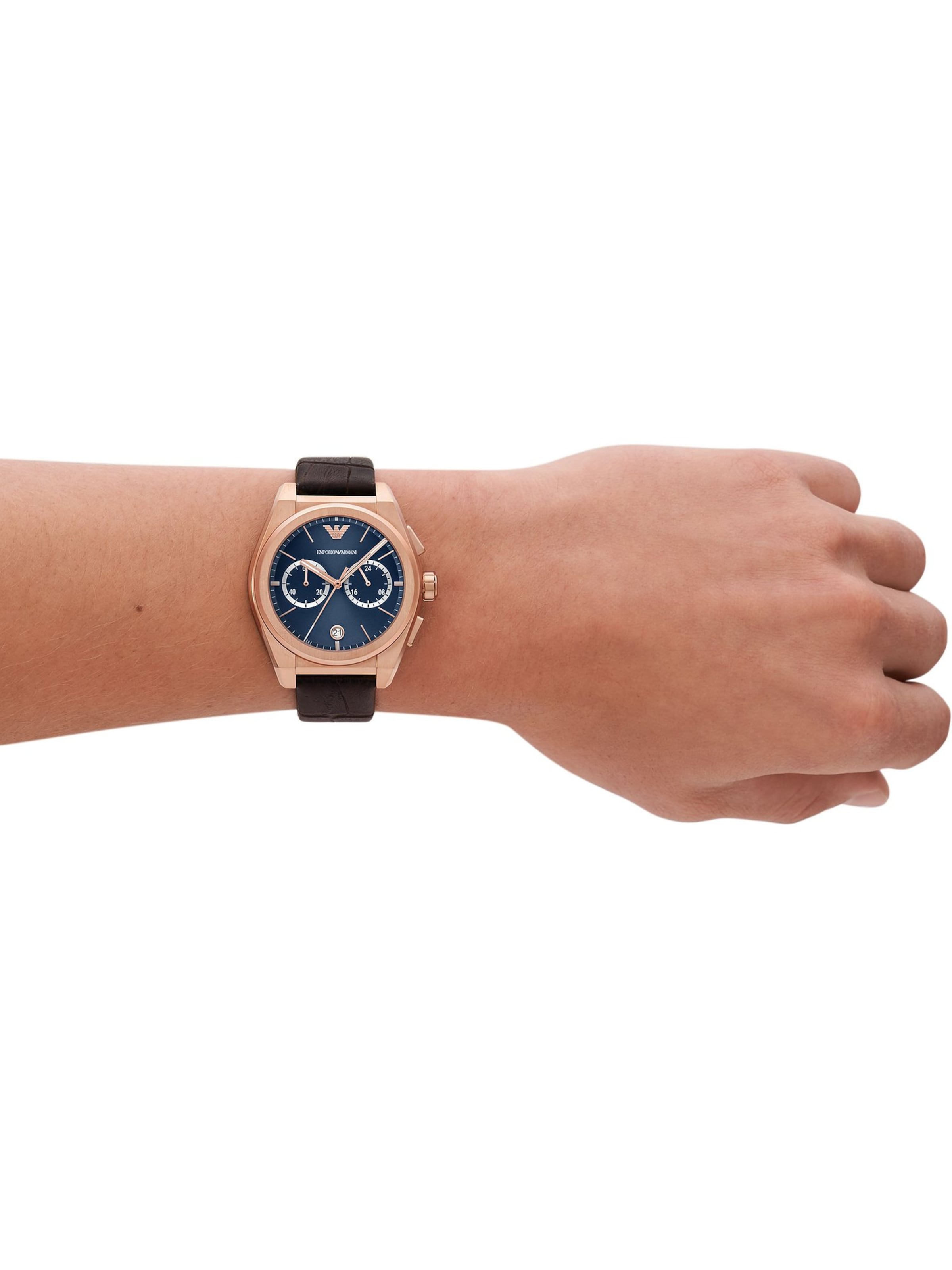 Emporio Armani Analog watch in Black