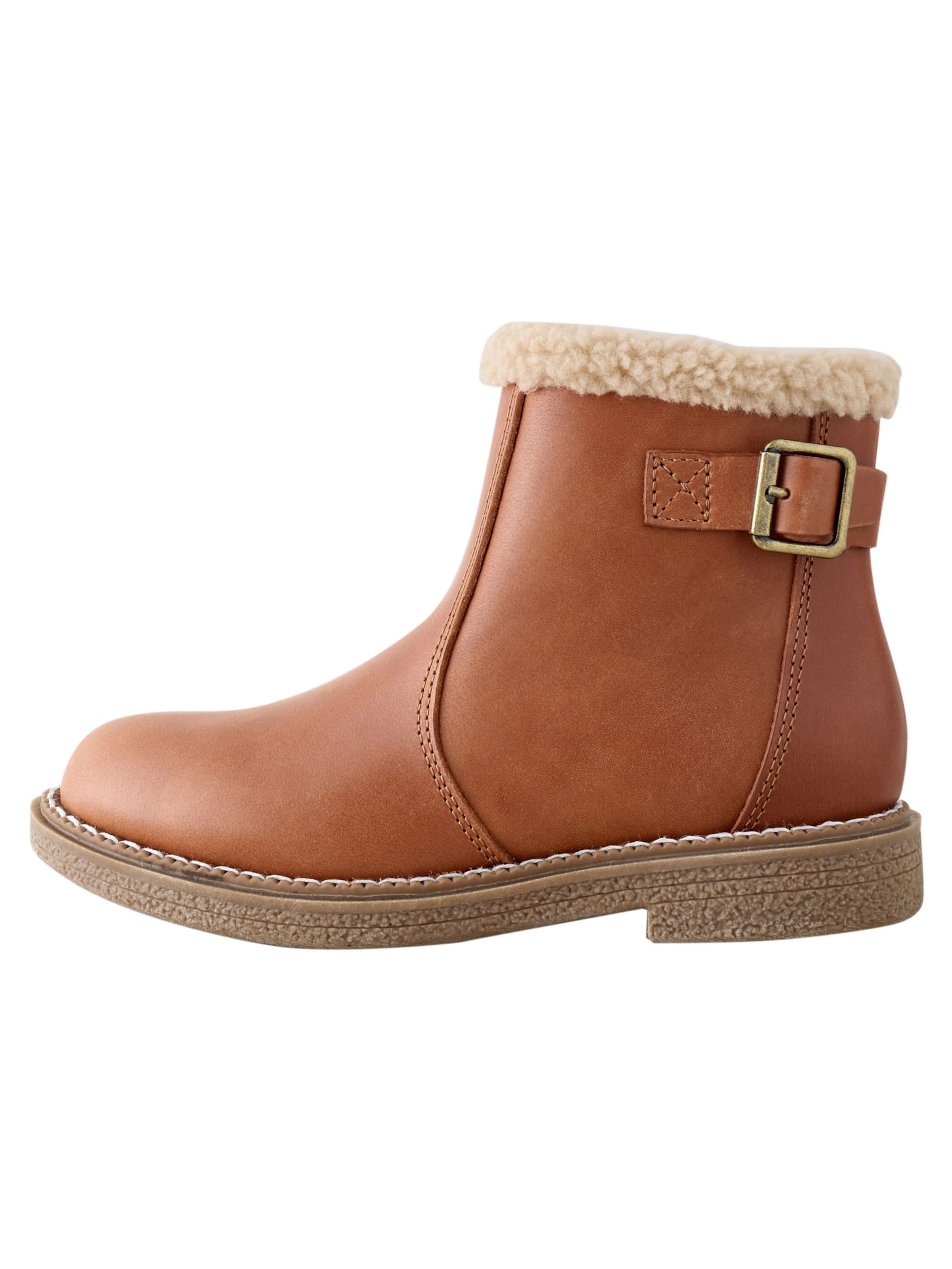 Next Stövel i brun: framsida