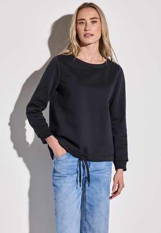 STREET ONE Sweatshirt in Blue: front