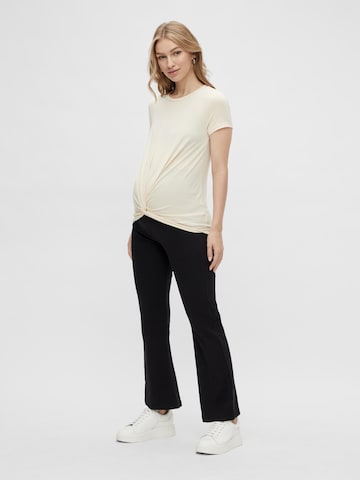 MAMALICIOUS Flared Pants 'NILA' in Black