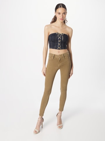 River Island Skinny Jeans 'MOLLY' in Brown