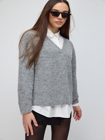 Pull-over No Matter What en gris : devant