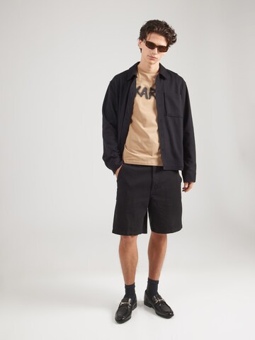 Karl Lagerfeld T-Shirt in Beige