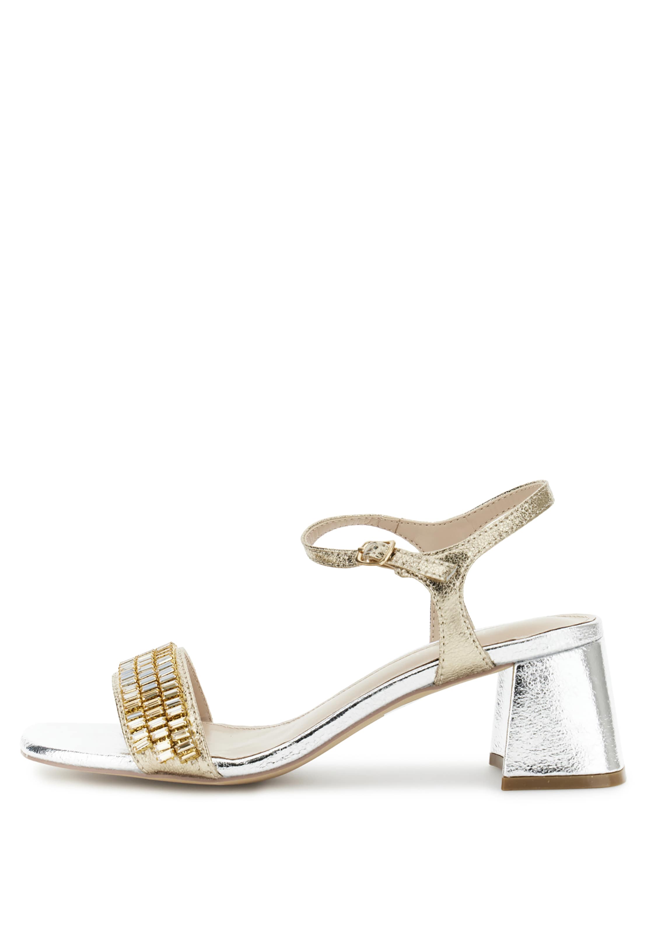 Décolleté di CAFè NOIR in oro: frontale