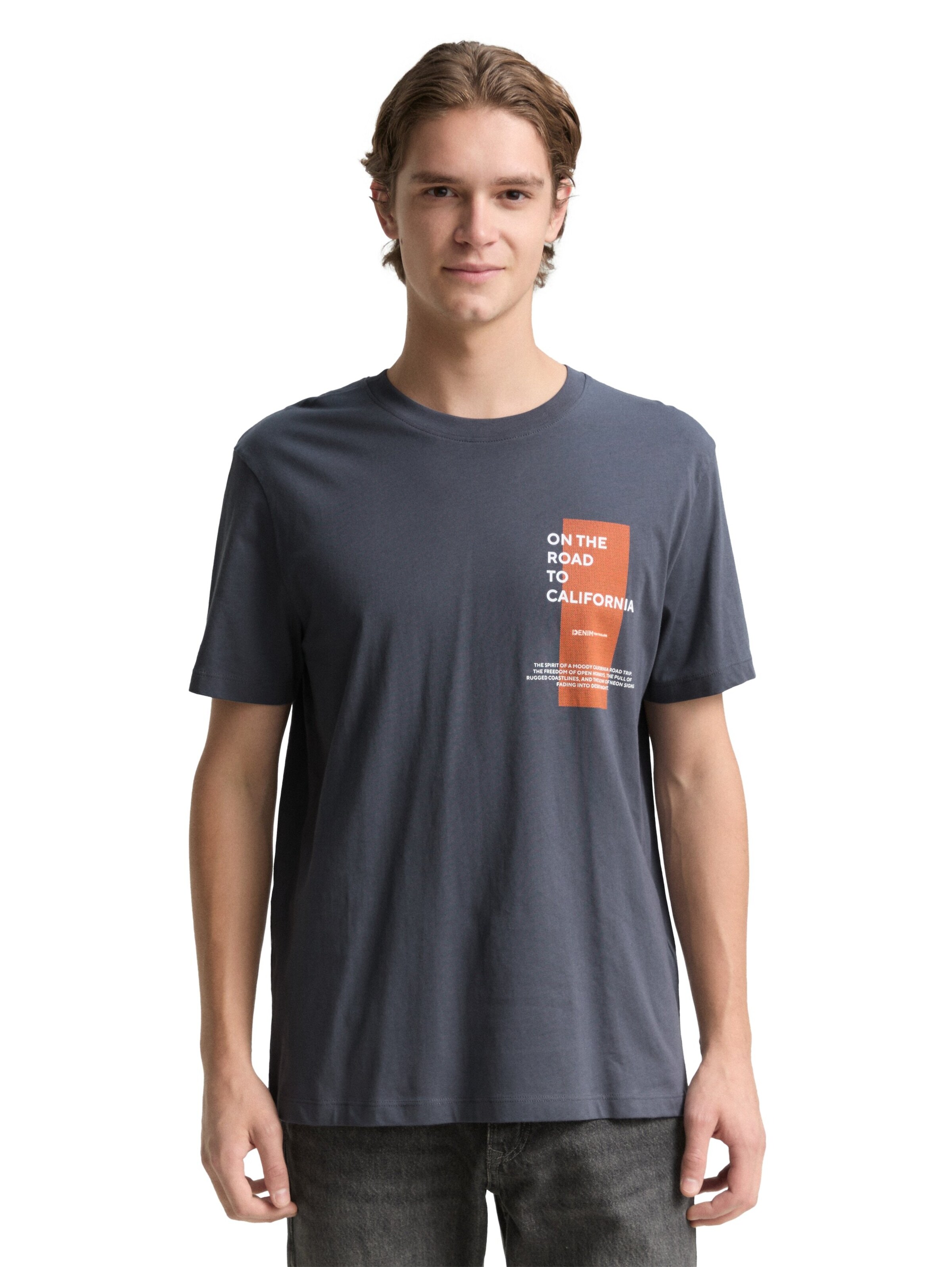 TOM TAILOR DENIM Shirt in Schwarz: Vorderseite