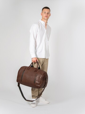 Sac week-end 'Clean XL' still Nordic en marron