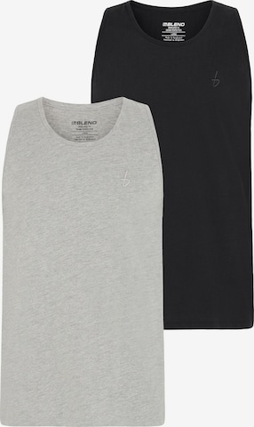BLEND Rundhalsshirt ' BHEbil 2 PACK ' in Schwarz: Vorderseite