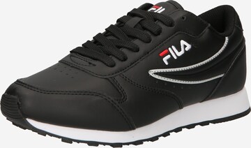 Sneaker bassa 'Orbit' di FILA in nero: frontale