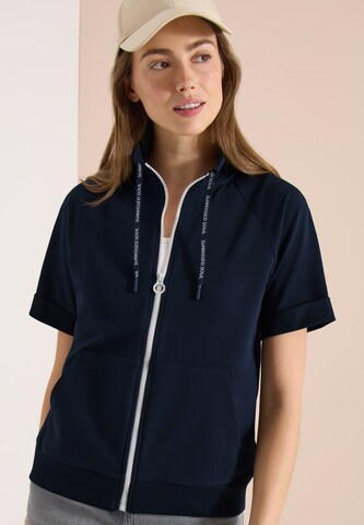 CECIL Sweatjacke in Blau: Vorderseite
