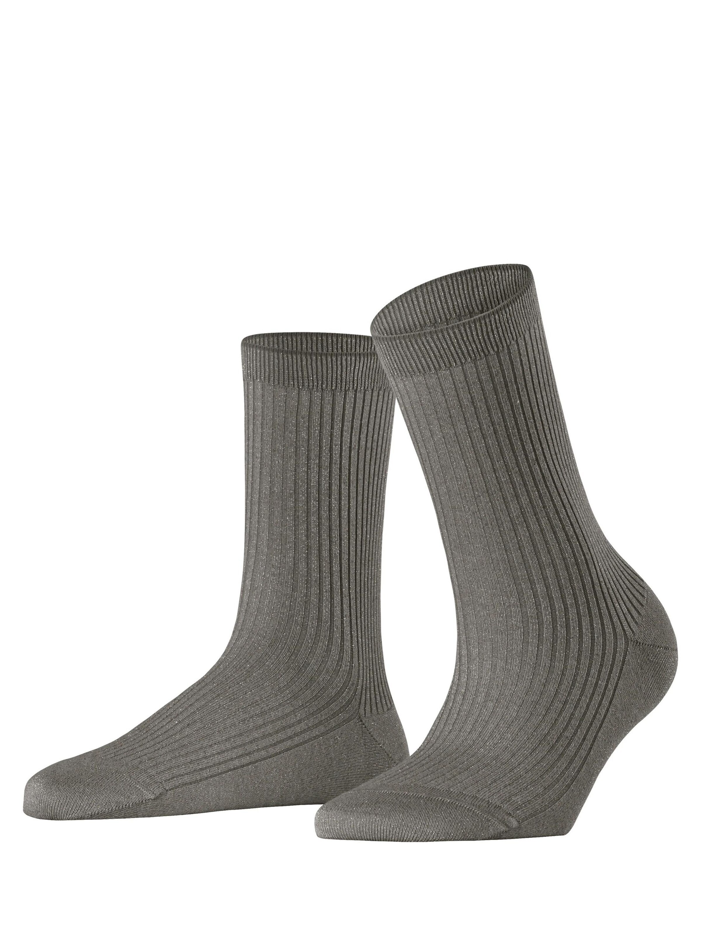 FALKE Socken 'Shiny Rib'‌‌‌‌‌‌ in Rot: Vorderseite