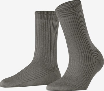FALKE Socken 'Shiny Rib' in Rot: Vorderseite