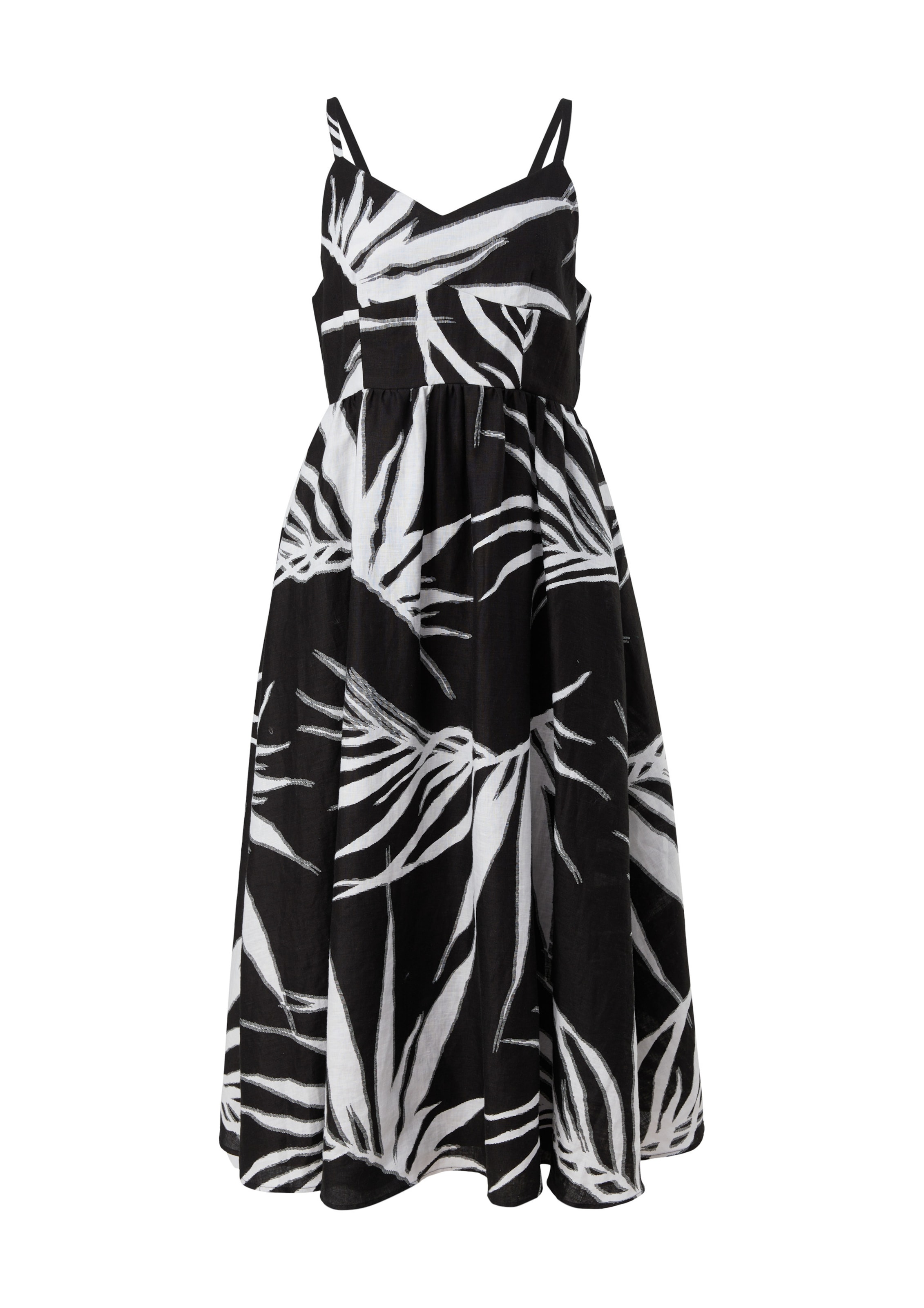 COMMA Kleid in Schwarz: Vorderseite