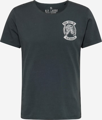 pelēks Key Largo T-Krekls: no priekšpuses